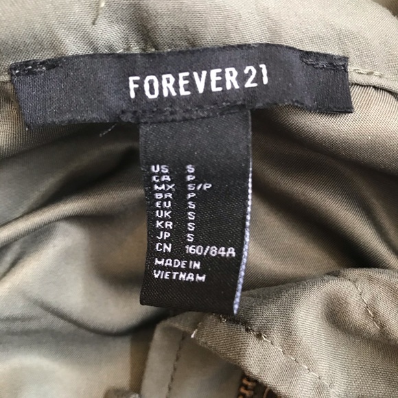 NWOT Forever 21 olive jacket - Picture 5 of 6